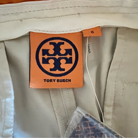 Tory Burch New With Tag Women’s Darbi Khaki Pants. - Picture 4 of 6